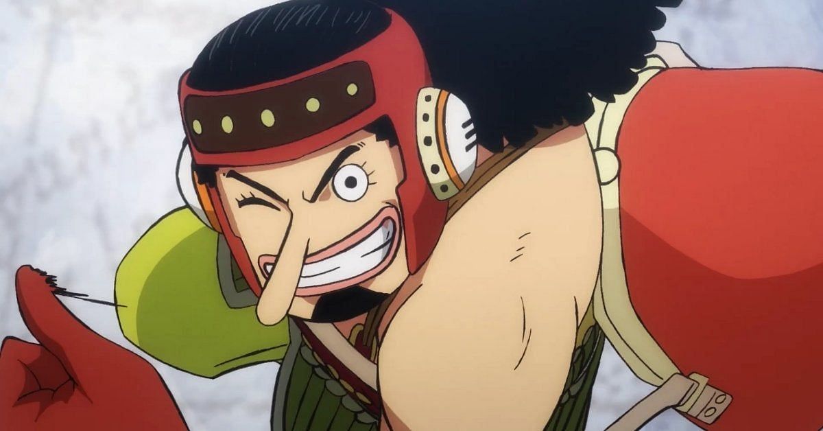 Usopp as seen in the Onigashima Raid. (Image via Toei Animation)